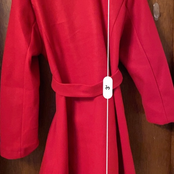 Red Trench Coat - Picture 12 of 13